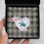 Sea Turtle Necklace Gift for My Beautiful Girlfriend Valentines Necklace Clan Menzies Ancient Tartan Blue Turtle Necklace, Valentine Necklace Gift for Girlfriend Clan Mitchell Ancient Tartan Sunflower Pendant Necklace, Scottish Tartan Jewelry, valentine necklace, necklace girlfriend, necklace for wife, cute necklaces for girlfriend, jewelry for girlfriend, to my soulmate necklace, to my future wife necklace