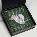 Rising Phoenix Necklace - Valentine Necklace Clan Beveridge Tartan Gift for Girlfriend, Gift for My Wife Rising Phoenix Necklace