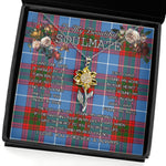 To My Beautiful Soulmate Sunflower Necklace In Your Eyes I Have Found My Home Clan Pentland Tartan Jewelry For Girlfriend, Tartan Sunflower Pendant Necklace, Scottish Tartan Jewelry, valentine necklace, necklace girlfriend, necklace for wife, cute necklaces for girlfriend, jewelry for girlfriend, to my soulmate necklace, to my future wife necklace