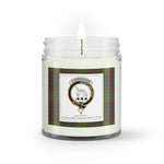 Soy Wax Candle - Buffalo Plaid Candle Clan Crest Badge Cunningham Hunting Modern Tartan Plaid Soy Wax Candle, oil candle, candle handmade, wax candle, soy wax, nature wax, natural soy wax, natural soy candles, natural candle