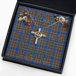 To My Beautiful Soulmate Necklace In Your Eyes I Have Found My Home Clan MacBeth Ancient Tartan Cross Dancing Necklace