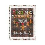 Personalized Gift Tartan Plaid Blanket Clan Kennedy Weathered With Christmas Cookie Baking Crew Christmas Gift Blanket, Plaid Blanket, Christmas Fleece Blanket, Christmas Blanket, Tartan Blanket, Scottish Blanket, Scotland Blanket, Family Name Blanket, Custom Blanket, Personalized Blanket
