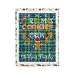 Personalized Gift Tartan Plaid Blanket Clan Graham Of Montrose Ancient With Christmas Cookie Baking Crew Christmas Gift Blanket, Plaid Blanket, Christmas Fleece Blanket, Christmas Blanket, Tartan Blanket, Scottish Blanket, Scotland Blanket, Family Name Blanket, Custom Blanket, Personalized Blanket