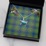 Sea Turtle Necklace To My Beautiful Soulmate Necklace In Your Eyes I Have Found My Home Clan Marjoribanks Ancient Tartan Blue Turtle Necklace