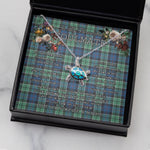 Sea Turtle Necklace To My Beautiful Soulmate Necklace In Your Eyes I Have Found My Home Clan Leslie Hunting Tartan Blue Turtle Necklace