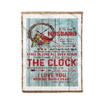 Scotstee Shop - Fleece Blanket - Customized Gift, To My Husband Letter Fleece Blanket