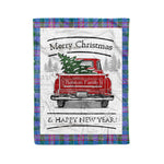 Tartan Blanket Vintage Red Truck with Christmas Tree Family Scottish Clan Ralston plaid blanket, red plaid blanket, buffalo plaid blanket, green plaid blanket, plaid fleece blanket, blue plaid blanket, red tartan blanket, tartan plaid blanket, black and white plaid blanket, , christmas plaid blanket, orange plaid blanket, tartan plaid throw blanket, pink plaid blanket, brown plaid blanket, buffalo check blanket