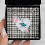 Sea Turtle Necklace Gift for My Beautiful Girlfriend Valentines Necklace Clan Scott Black White Ancient Tartan Blue Turtle Necklace, Valentine Necklace Gift for Girlfriend Clan Mitchell Ancient Tartan Sunflower Pendant Necklace, Scottish Tartan Jewelry, valentine necklace, necklace girlfriend, necklace for wife, cute necklaces for girlfriend, jewelry for girlfriend, to my soulmate necklace, to my future wife necklace
