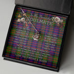 To My Beautiful Soulmate Necklace In Your Eyes I Have Found My Home Clan Donaldson Tartan Crown Pendant Necklace