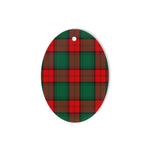 Stewart Atholl Modern Tartan Oval Ornaments, Christmas Tree Ornament, Plaid Christmas Ornaments, Ceramic Oval Christmas Tree Decoration, Tartan Oval Ornaments, Christmas Tree Ornament, Plaid Christmas Ornaments, Ceramic Oval Christmas Tree Decoration