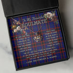 To My Beautiful Soulmate Necklace In Your Eyes I Have Found My Home Clan Home Modern Tartan Crown Pendant Necklace