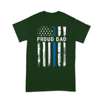 Scotstee Shop - Thin Blue Line Proud Dad Police Family 4th Of July Shirt Blue Line Flag Shirts Police Mom Shirts