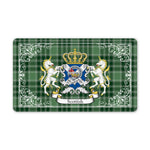 Welcome Mat Scottish Macdonalds Of Donald Lord Of The Isles Clan Badge Tartan Door Mat, Plaid Doormat