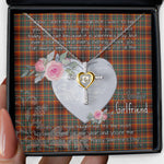 Gift For My Beautiful Girlfriend Necklace Valentine Necklace Clan Innes Ancient Tartan Cross Dancing Necklace Scottish Tartan Jewelry