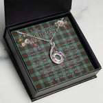 To My Beautiful Soulmate Necklace In Your Eyes I Have Found My Home Clan Brodie Tartan Rising Phoenix Necklace