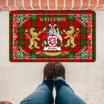 Doormat - Tartan Door Mat The Family Dunbar Welcome Mat, Plaid Doormat Scottish
