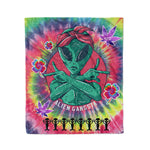 Scotstee Shop - Scotstee Shop Blanket Alien Gangsta Rainbow Hippie Fleece Blanket