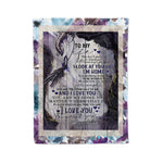 Scotstee Shop - Personalized Gift Letter To My Wife Trendy Home Gift Cute Family Fleece Blanket