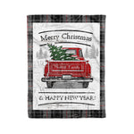 Tartan Blanket Vintage Red Truck with Christmas Tree Family Scottish Clan Moffat plaid blanket, red plaid blanket, buffalo plaid blanket, green plaid blanket, plaid fleece blanket, blue plaid blanket, red tartan blanket, tartan plaid blanket, black and white plaid blanket, , christmas plaid blanket, orange plaid blanket, tartan plaid throw blanket, pink plaid blanket, brown plaid blanket, buffalo check blanket