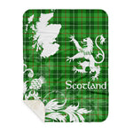 Sherpa Blanket - Tartan Blanket Thistle and Lion Scottish Clan Blane Plaid Blanket, plaid sherpa blanket queen,purple sherpa blanket,queen sherpa blanket,queen size sherpa blanket,red sherpa blanket,scottish tartan blankets,sherpa blanket,sherpa christmas blanket
