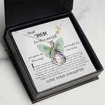 Rising Phoenix Necklace - Mom Necklace Gift - Daughter Gift To Best Mom, You Gave Me The Wings To Fly Mom Necklace