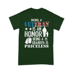 Scotstee Shop - Veteran Is An Honor Grandpa Is Priceless Patriotic 4th Of July Shirt