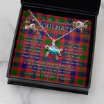 Sea Turtle Necklace To My Beautiful Soulmate Necklace In Your Eyes I Have Found My Home Clan MacIntyre Tartan Blue Turtle Necklace