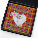 Gift For My Beautiful Girlfriend Necklace Valentine Necklace Clan Scrymgeour Tartan Cross Dancing Necklace Scottish Tartan Jewelry