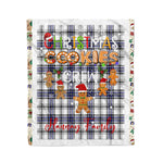 Personalized Gift Tartan Plaid Blanket Clan Hannay With Christmas Cookie Baking Crew Christmas Gift Blanket, Plaid Blanket, Christmas Fleece Blanket, Christmas Blanket, Tartan Blanket, Scottish Blanket, Scotland Blanket, Family Name Blanket, Custom Blanket, Personalized Blanket