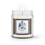 Soy Wax Candle - Buffalo Plaid Candle Carnegie Family Crest Tartan Plaid Soy Wax Candle, oil candle, candle handmade, wax candle, soy wax, nature wax, natural soy wax, natural soy candles, natural candle