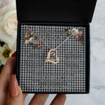 To My Beautiful Soulmate Necklace In Your Eyes I Have Found My Home Clan Gladstone Tartan Forever Love Necklace