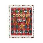 Personalized Gift Tartan Plaid Blanket Clan Chisholm Ancient With Christmas Cookie Baking Crew Christmas Gift Blanket, Plaid Blanket, Christmas Fleece Blanket, Christmas Blanket, Tartan Blanket, Scottish Blanket, Scotland Blanket, Family Name Blanket, Custom Blanket, Personalized Blanket