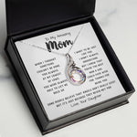 To My Amazing Mom Necklace From Son Little Boy You Taught Me Right Mom Birthday Gift For Her Mother's Day Phoenix Rising Necklace