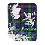 Sherpa Blanket - Tartan Blanket Thistle and Lion Scottish Clan Baird Plaid Blanket, plaid sherpa blanket queen,purple sherpa blanket,queen sherpa blanket,queen size sherpa blanket,red sherpa blanket,scottish tartan blankets,sherpa blanket,sherpa christmas blanket