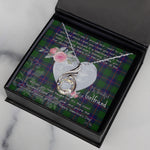 Rising Phoenix Necklace - Valentine Necklace Clan Shaw Modern Tartan Gift for Girlfriend, Gift for My Wife Rising Phoenix Necklace