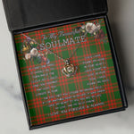 To My Beautiful Soulmate Necklace In Your Eyes I Have Found My Home Clan MenZies Tartan Crown Pendant Necklace