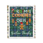 Personalized Gift Tartan Plaid Blanket Clan Sinclair Hunting Ancient With Christmas Cookie Baking Crew Christmas Gift Blanket, Plaid Blanket, Christmas Fleece Blanket, Christmas Blanket, Tartan Blanket, Scottish Blanket, Scotland Blanket, Family Name Blanket, Custom Blanket, Personalized Blanket
