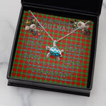 Sea Turtle Necklace To My Beautiful Soulmate Necklace In Your Eyes I Have Found My Home Clan Lennox Tartan Blue Turtle Necklace