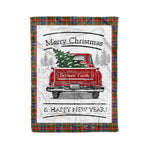 Tartan Blanket Vintage Red Truck with Christmas Tree Family Scottish Clan Bethune plaid blanket, red plaid blanket, buffalo plaid blanket, green plaid blanket, plaid fleece blanket, blue plaid blanket, red tartan blanket, tartan plaid blanket, black and white plaid blanket, , christmas plaid blanket, orange plaid blanket, tartan plaid throw blanket, pink plaid blanket, brown plaid blanket, buffalo check blanket