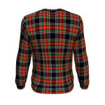 Scotstee Shop Tartan Plaid Sweatshirt, plaid sweatshirt, christmas sweatshirt, christmas sweatshirt womens, mens christmas sweatshirt, buffalo plaid sweatshirt,Clan Stewart Black Sweatshirt