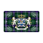 Welcome Mat Scottish Macdonalds Of Donald Of The Isles Modern Clan Badge Tartan Door Mat, Plaid Doormat