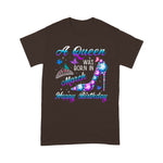 Women Birthday A Queen Was Born In March Happy Birthday Birthday Shirt - Scotstee Shop