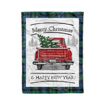 Tartan Blanket Vintage Red Truck with Christmas Tree Family Scottish Clan Blackwatch Ancient plaid blanket, red plaid blanket, buffalo plaid blanket, green plaid blanket, plaid fleece blanket, blue plaid blanket, red tartan blanket, tartan plaid blanket, black and white plaid blanket, , christmas plaid blanket, orange plaid blanket, tartan plaid throw blanket, pink plaid blanket, brown plaid blanket, buffalo check blanket