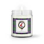 Soy Wax Candle - Buffalo Plaid Candle Clan Crest Badge Armstrong Tartan Plaid Soy Wax Candle, oil candle, candle handmade, wax candle, soy wax, nature wax, natural soy wax, natural soy candles, natural candle