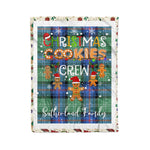 Personalized Gift Tartan Plaid Blanket Clan Sutherland Ancient With Christmas Cookie Baking Crew Christmas Gift Blanket, Plaid Blanket, Christmas Fleece Blanket, Christmas Blanket, Tartan Blanket, Scottish Blanket, Scotland Blanket, Family Name Blanket, Custom Blanket, Personalized Blanket