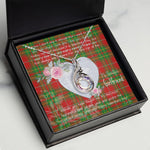 Rising Phoenix Necklace - Valentine Necklace Clan Burnett Ancient Tartan Gift for Girlfriend, Gift for My Wife Rising Phoenix Necklace