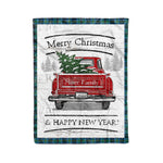 Tartan Blanket Vintage Red Truck with Christmas Tree Family Scottish Clan Miller plaid blanket, red plaid blanket, buffalo plaid blanket, green plaid blanket, plaid fleece blanket, blue plaid blanket, red tartan blanket, tartan plaid blanket, black and white plaid blanket, , christmas plaid blanket, orange plaid blanket, tartan plaid throw blanket, pink plaid blanket, brown plaid blanket, buffalo check blanket