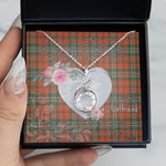 Rising Phoenix Necklace - Valentine Necklace Clan Scott Ancient Tartan Gift for Girlfriend, Gift for My Wife Rising Phoenix Necklace