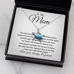 Opal Turtle Necklace - Mom Necklace - To My Mom - Love You Always And Forever