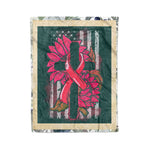 Scotstee Shop - Fleece Blanket - Christian Faith Cross Pink Ribbon Sunflower Gifts Fleece Blanket